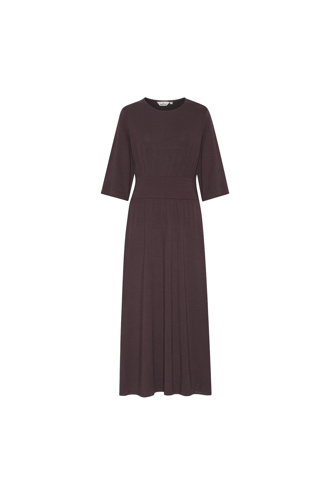 Basic Apparel Jo Long Dress Dresses 510 Chocolate Plum